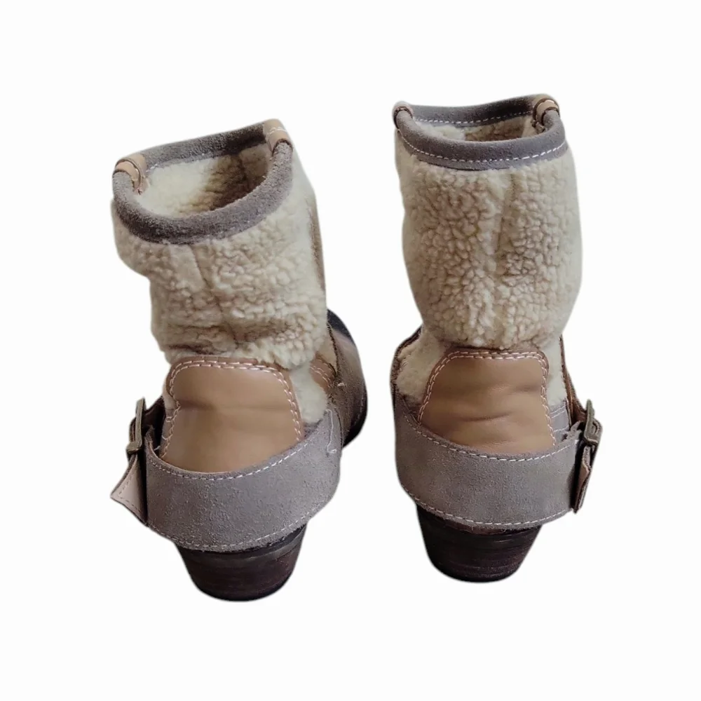 Kelsi Dagger KDB x Free People Tempest Boot‎ Sherpa Suede